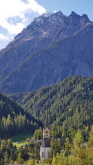 Fototapeta na wymiar Schweiz Engadin Graubünden Scuol 27