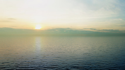 Sea sunset.