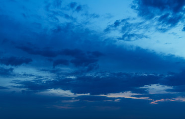 Fototapeta na wymiar Evening sky.