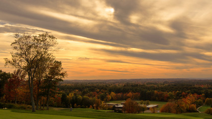 Fall Sunset in Massachussetts