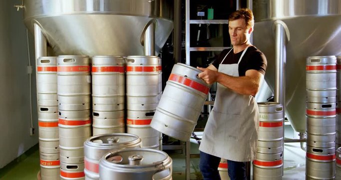 Brewer holding drum 