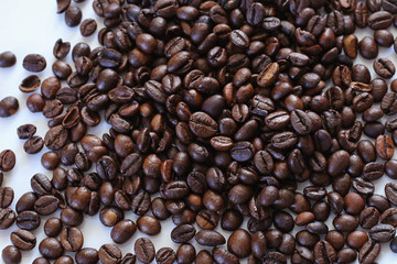 Roasted coffee beans