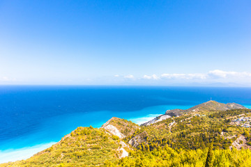 Lefkada island in Greece