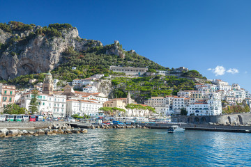 Fototapeta na wymiar Seaside Amalfi, Campania, South, Italy