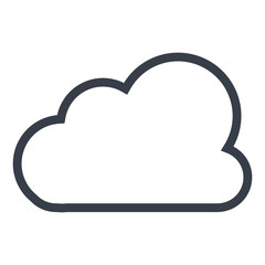 cloud computing flat icon for apps and websites - stockage dans le nuage pour sites web et applications