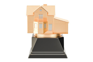 Golden House Award concept, 3D rendering