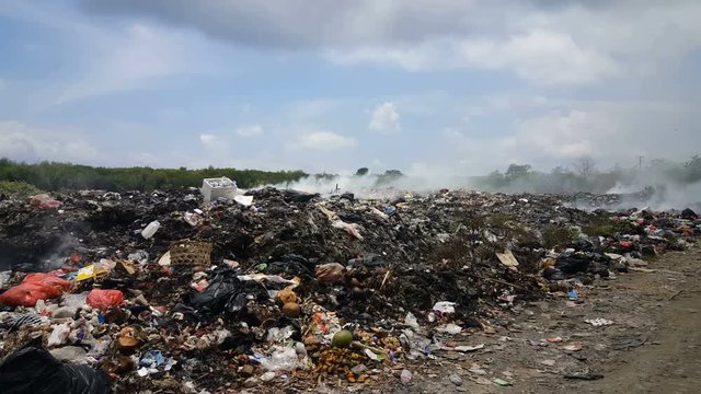 Waste and garbage disposal on Lembongan island, Bali