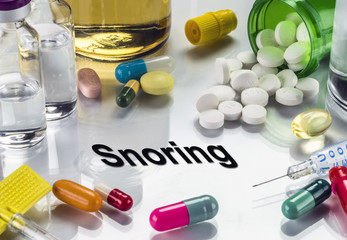  Snoring, Medicines As Concept Of Ordinary Treatment, Conceptual Image 