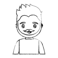 Obraz premium cartoon man icon