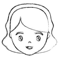 cartoon woman icon