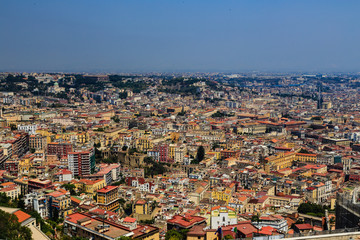 Naples, Italy, View of the City from Castel Sant'Elmo