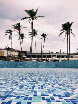 Devastated Hotel in Tacloban, Philippines