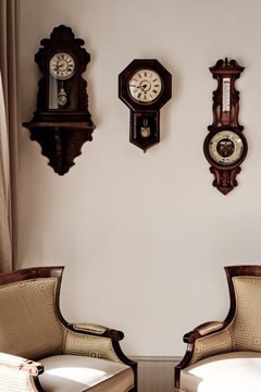 old clocks on the wall