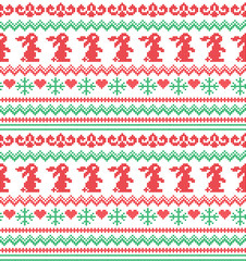 Winter Holiday Knitting Pattern with a Christmas Trees. Christmas Knitting Sweater Design. Wool Knitted Texture