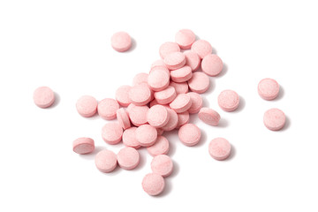 Obraz na płótnie Canvas Rosa Tabletten