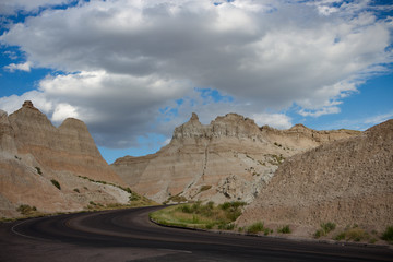 Badlands National Park rock formations