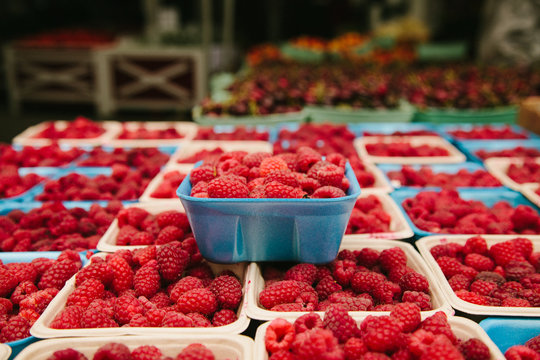 Berries at the market.
