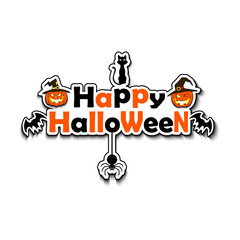 Banner happy halloween