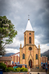 Fototapeta na wymiar Iglesia Raquira