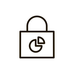 Flat line icon