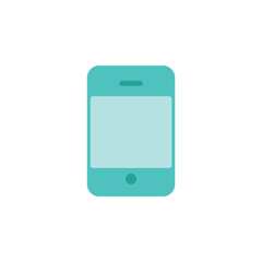 Hand phone icon logo design vector illustration