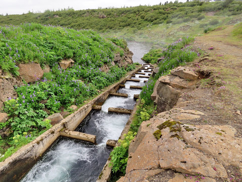 Iceland view of Salmon Ladder 2017