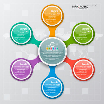 Abstract 3D Paper Infographics