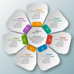 Abstract 3D Paper Infographics