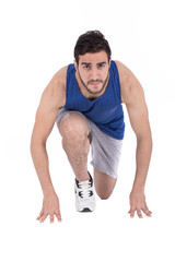 Athlete young man
