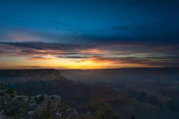 Sunset at Grand Canyon National Park
