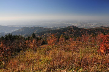 hills at Indian autumn