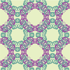 Seamless abstract floral pattern,mandala pattern