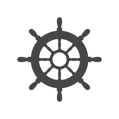 Steering wheel of the ship, Ship wheel © sljubisa