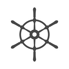 Obraz premium Steering wheel of the ship, Ship wheel