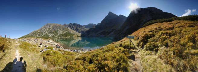 Czarny Staw Gąsienicowy Panorama Jesień © Ola i Eryk