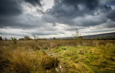 Clouds over English Moorland