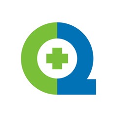 Q logo initial letter design template vector