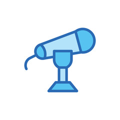 Mic icon vector design illustration