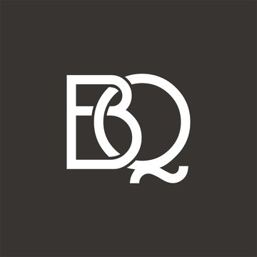 BQ logo letter design template vector