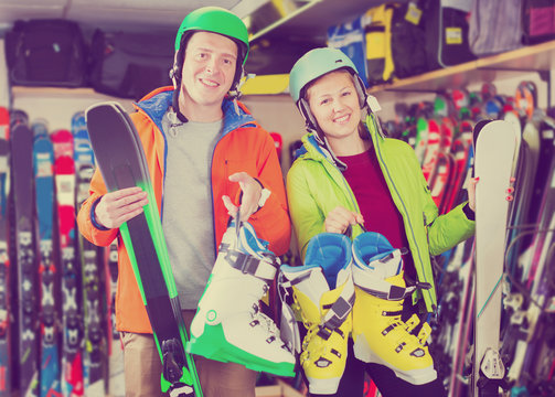 Customers are satisfied of their choice of ski
