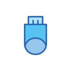 Flash disk icon vector design illustration