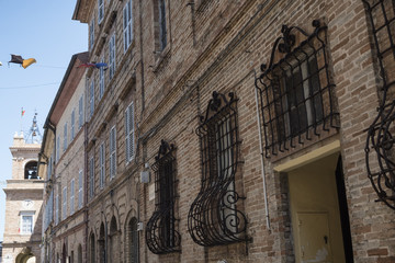 Montefano (Macerata, Marches, Italy), historic town