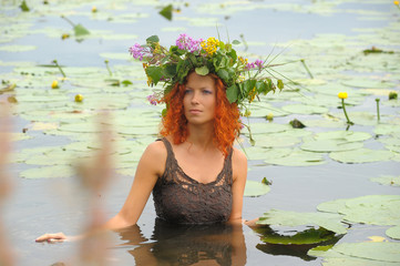 Mermaid in the water