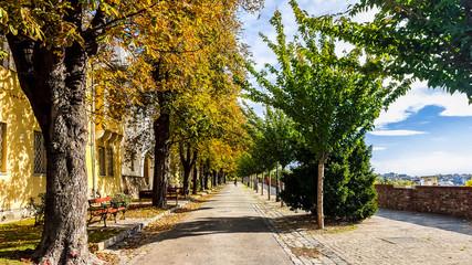 Autumn landscape. Budapest, Hungary