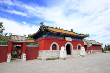 Chinese temples building