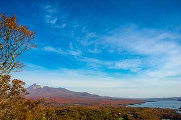 秋の北海道駒ヶ岳と大沼