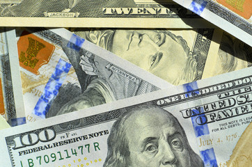 dollar bills background