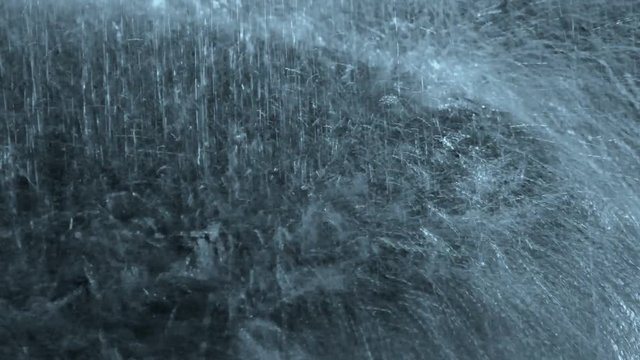 Heavy rain shot in close up, 4 K Video Clip