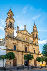 Fototapeta na wymiar View at the church Juramento de San Rafael in Cordoba, Spain
