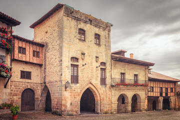 Tower of Don Borja, XV century, Santillana del Mar, way of St.James, Cantabria, northern Spain
